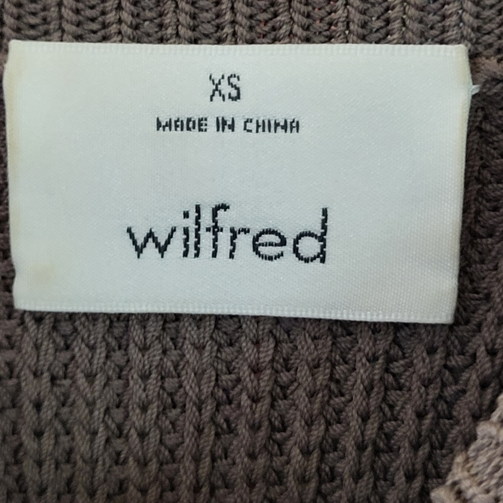 Aritzia Wilfred Crevier Knit Halter Tank Top In Taupe - Size XS - Picture 4 of 8